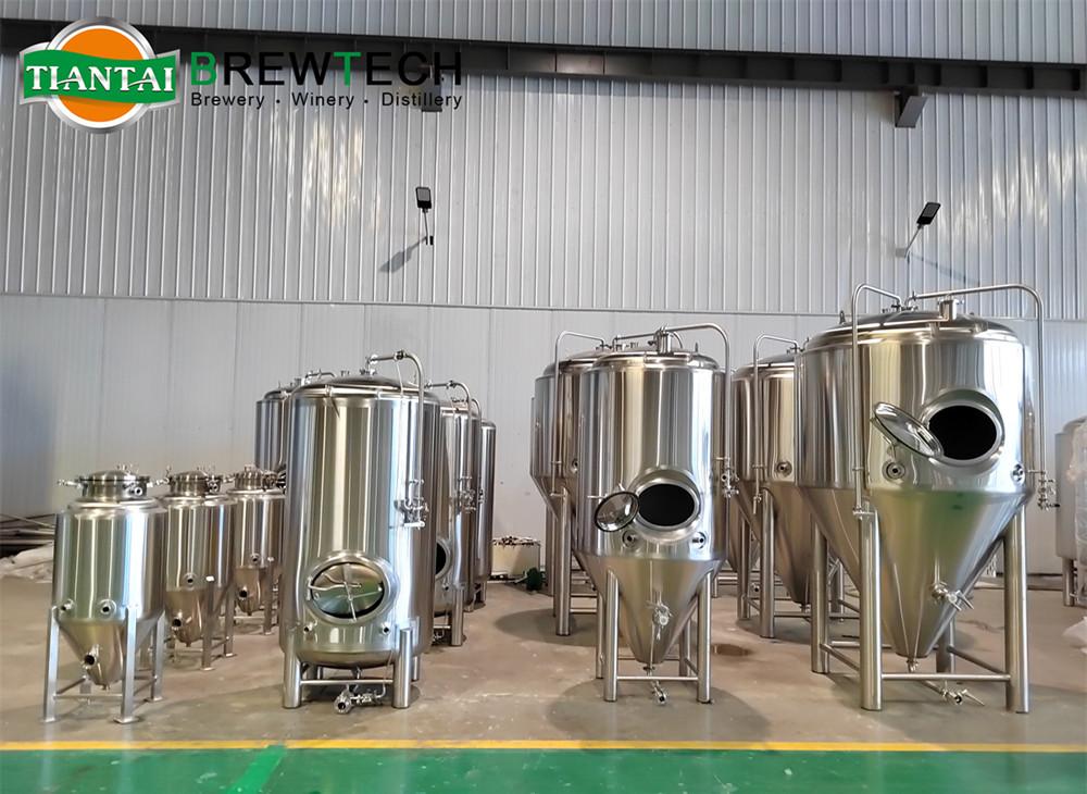 Beer Fermentation Tank, mirror shell, Tiantai, Brewery System, beer equipment, beer unitank, fermentation vessel, beer fermenter, fermentor